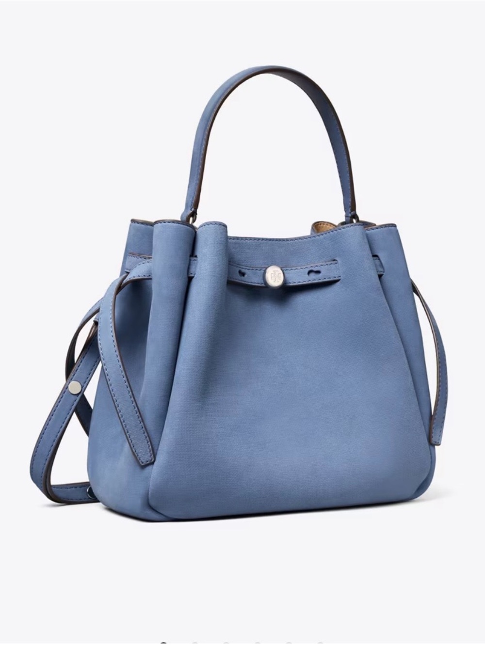 Tory Burch Romy Nubuck Bucket Bag